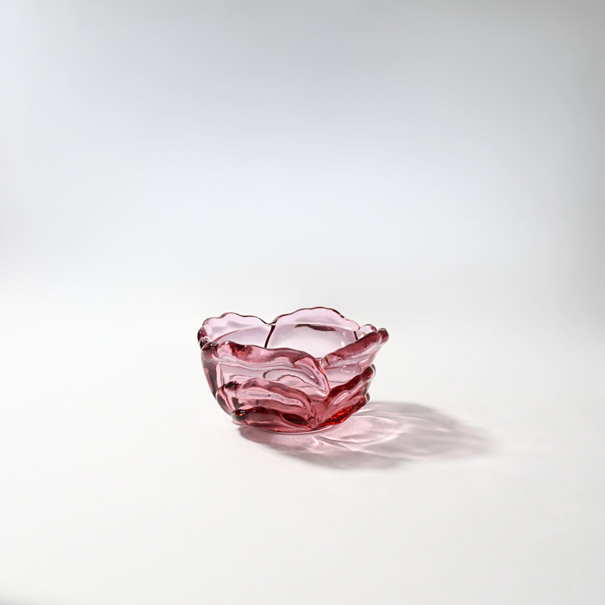 Fenton Purple Rose Dish