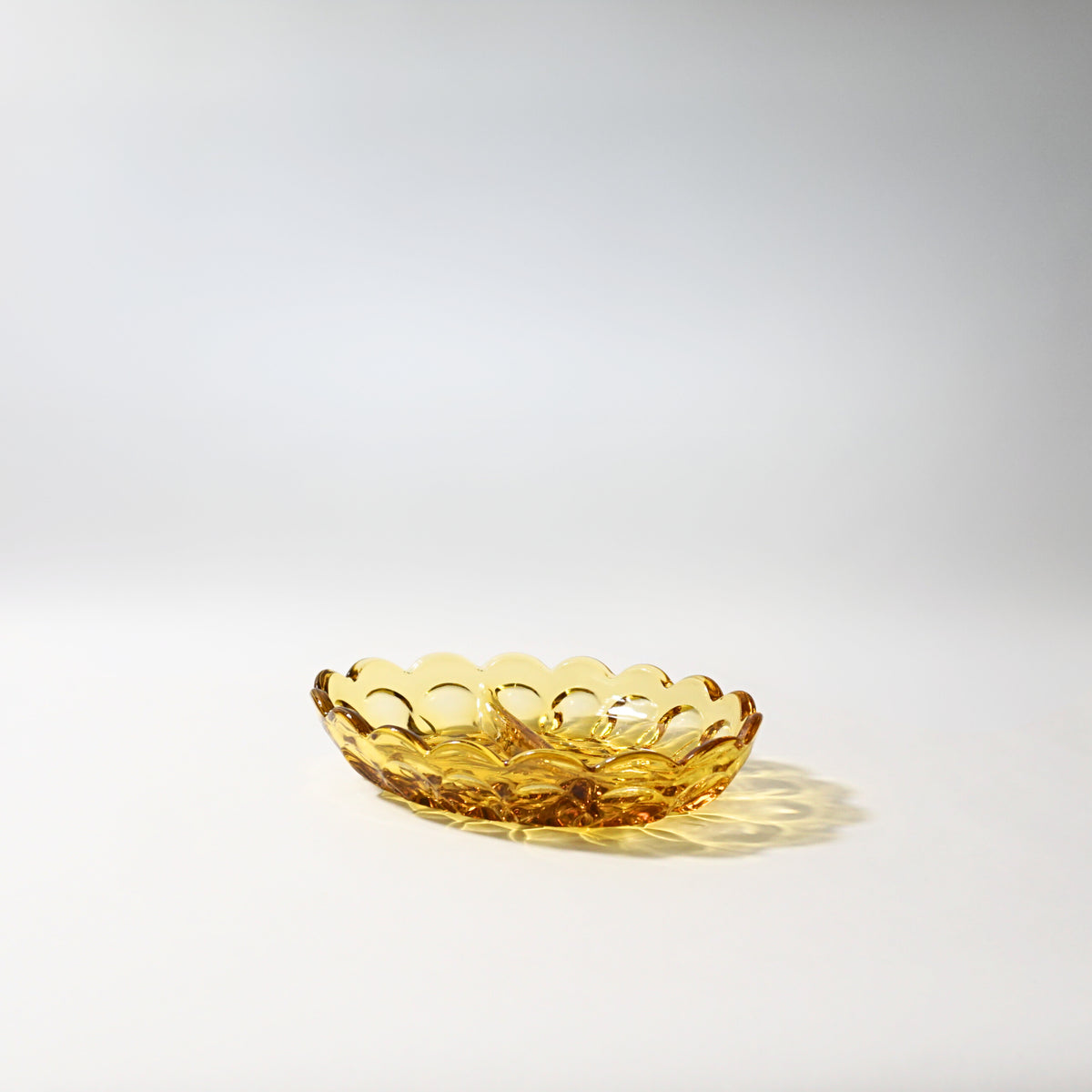 Yellow Glass Dish