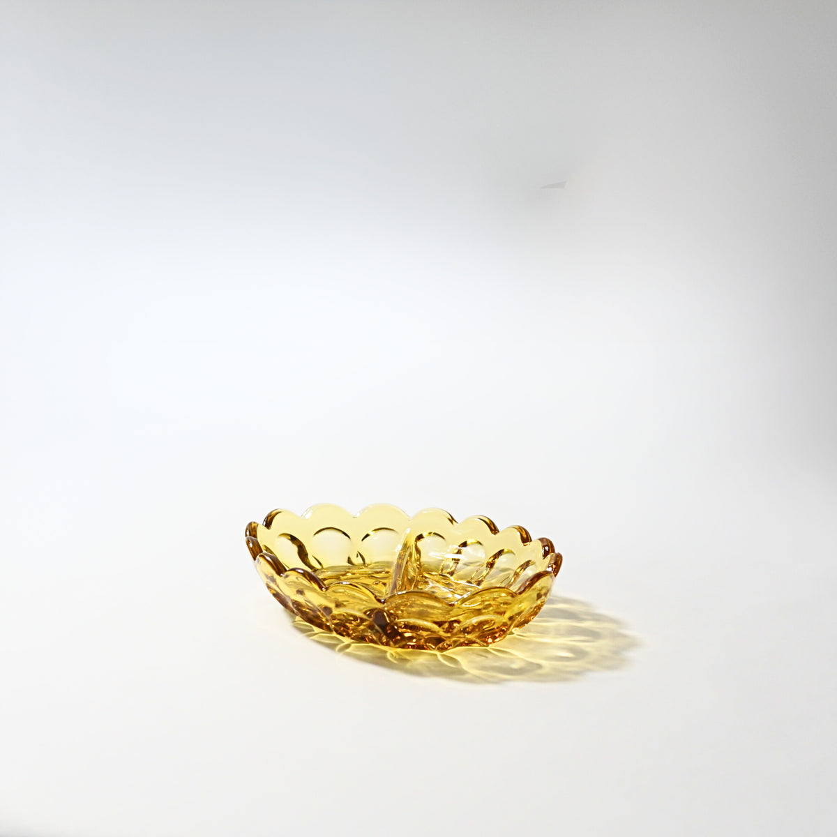 Yellow Glass Dish